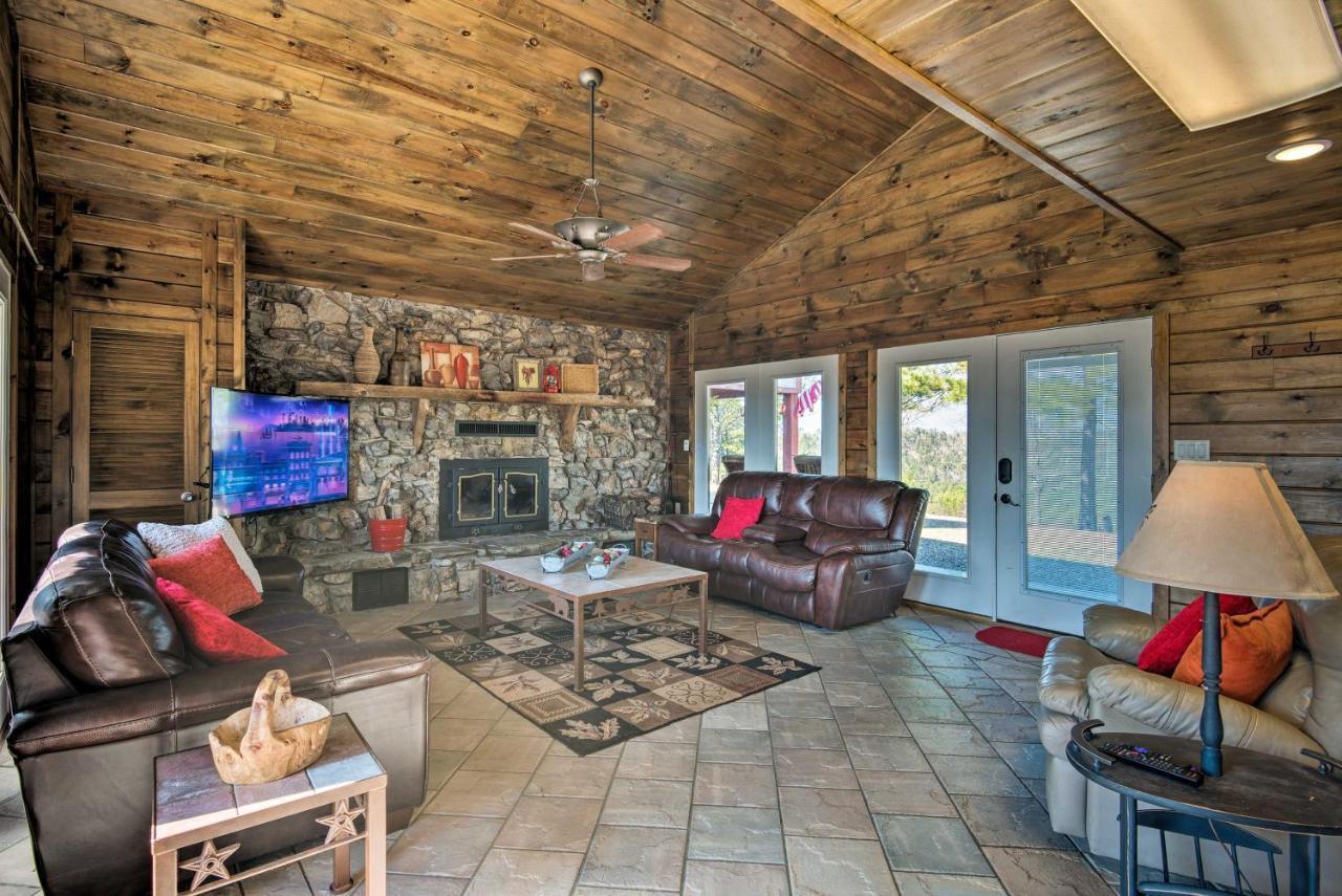 Broken Bow Mountaintop Home With Hot Tub! Exteriör bild