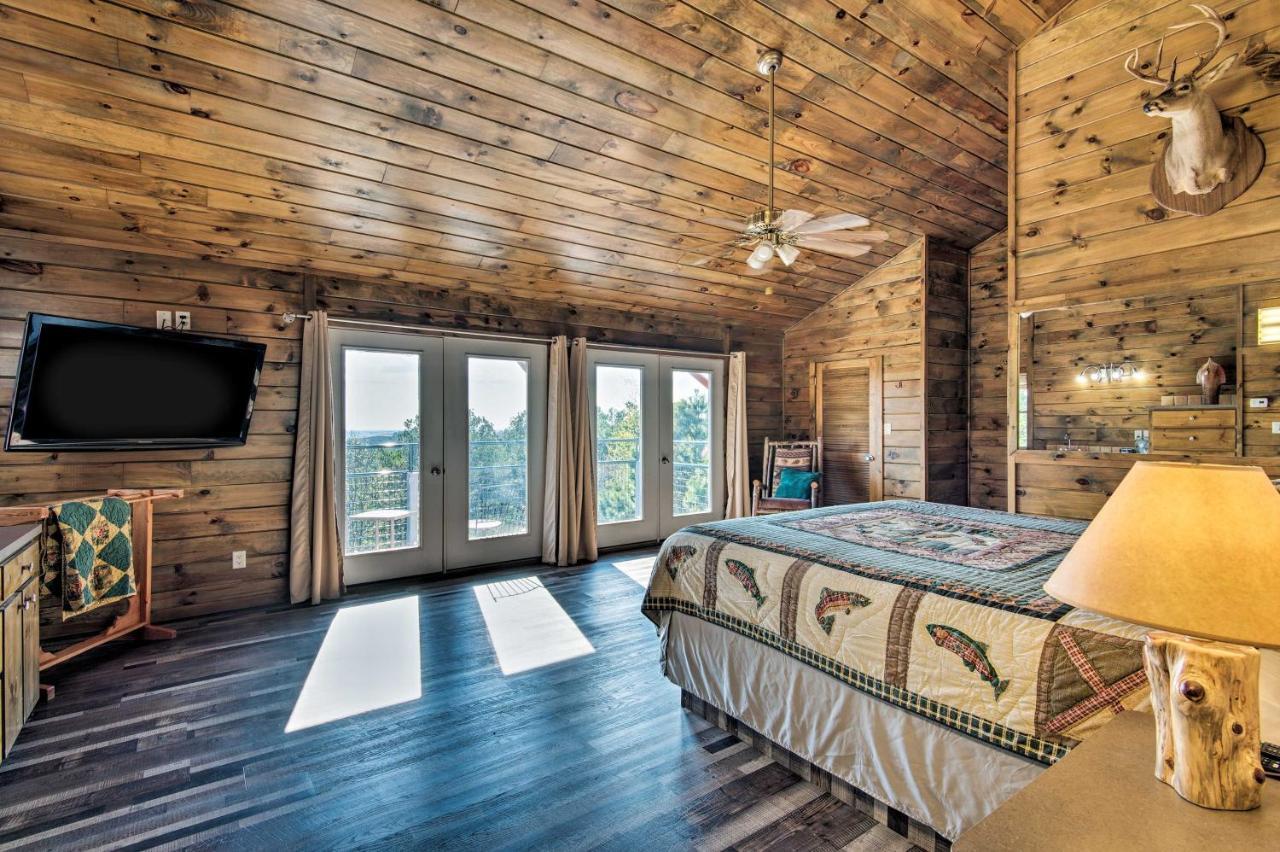 Broken Bow Mountaintop Home With Hot Tub! Exteriör bild