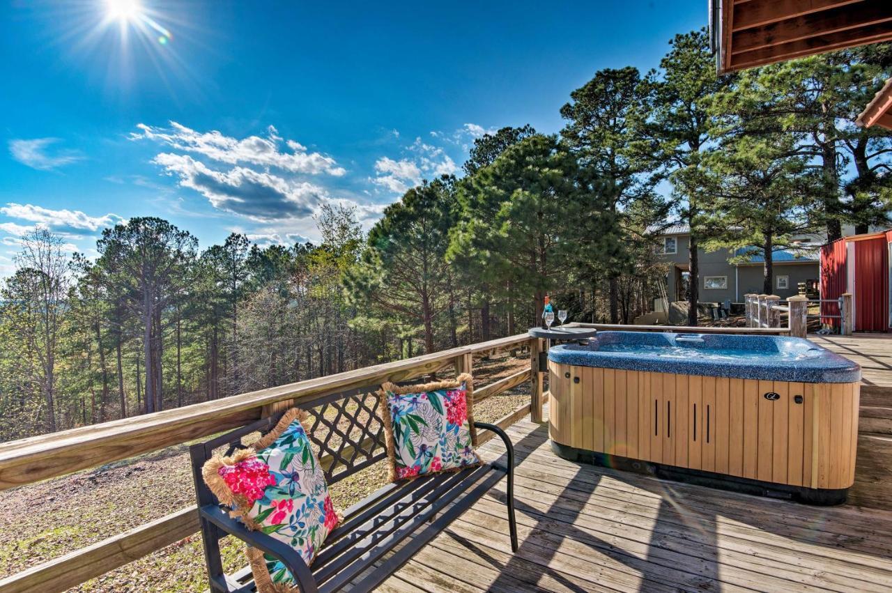 Broken Bow Mountaintop Home With Hot Tub! Exteriör bild