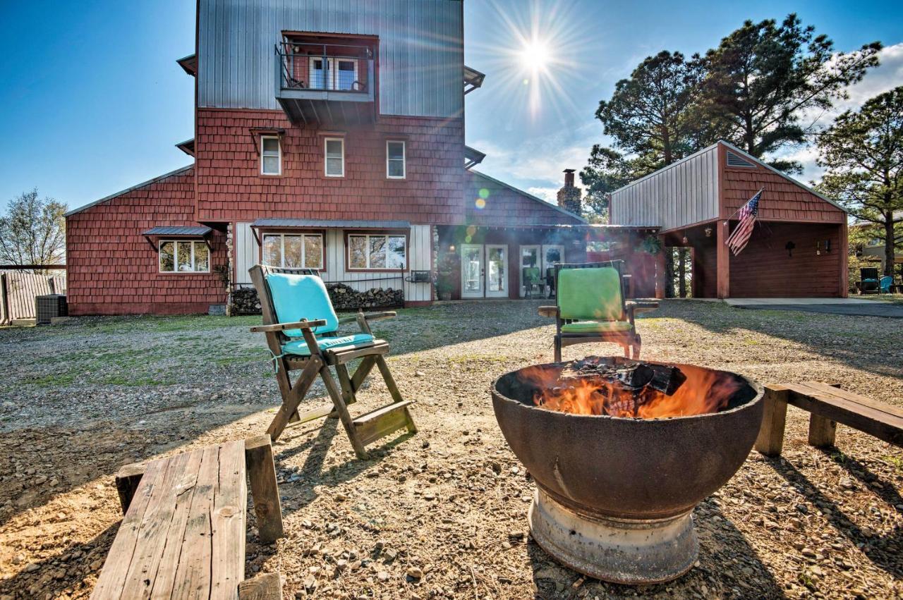 Broken Bow Mountaintop Home With Hot Tub! Exteriör bild