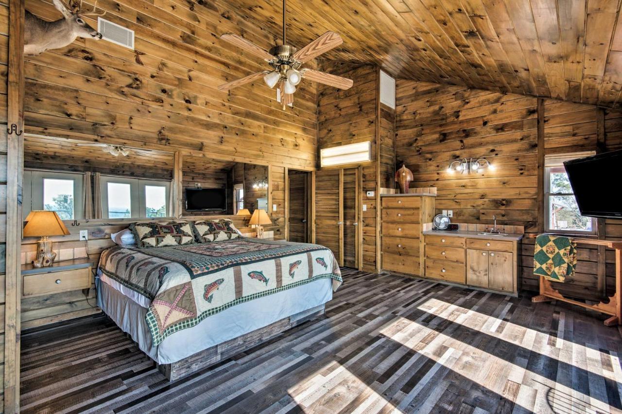 Broken Bow Mountaintop Home With Hot Tub! Exteriör bild